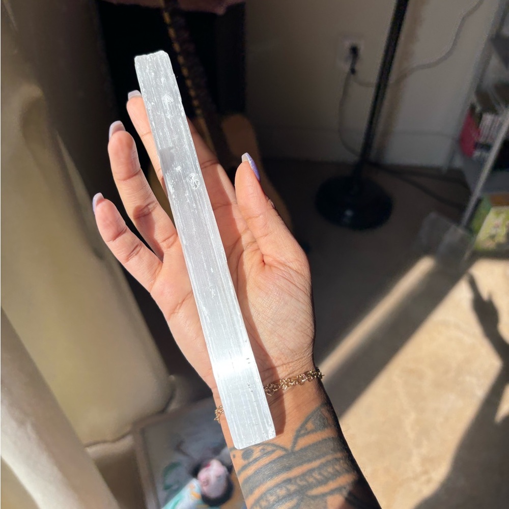 Selenite Crystal Wand